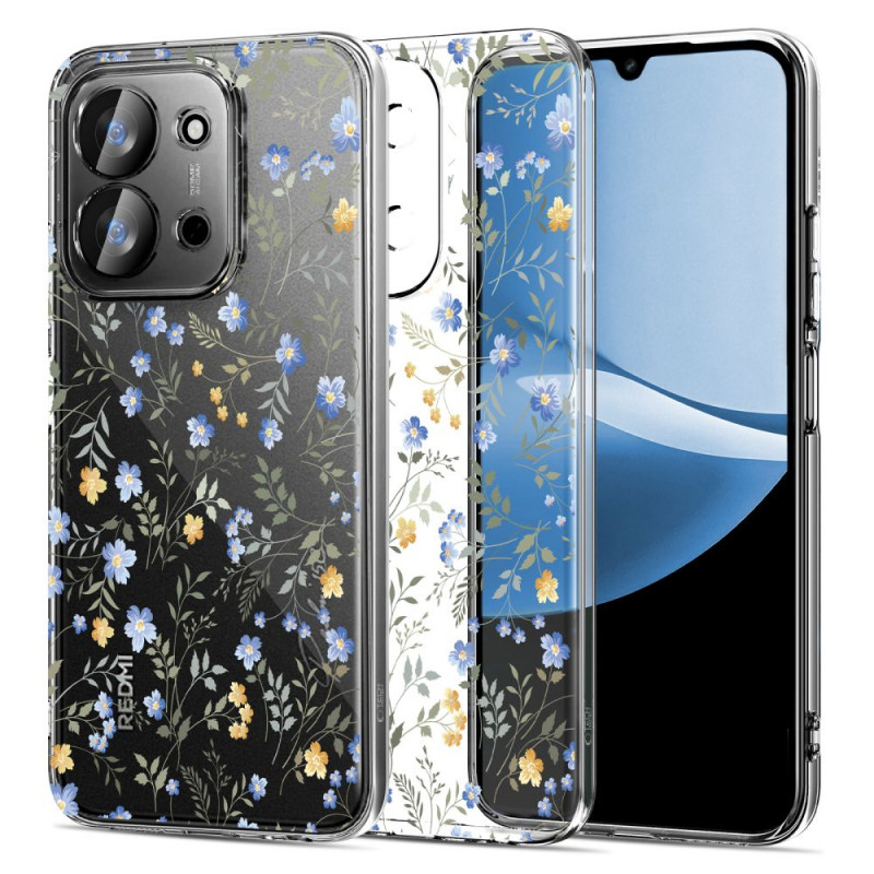 Capa Tech-Protect FlexAir para Xiaomi Redmi 15C / Poco C85 (173 mm), Daisies with Leaves