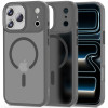 Capa MagSafe Tech-Protect Magmat para Apple iPhone 17 Pro Max, cinzento giz mate