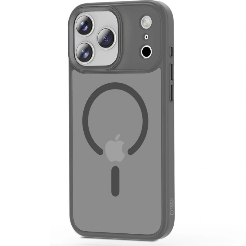 Capa MagSafe Tech-Protect Magmat para Apple iPhone 17 Pro Max, cinzento giz mate