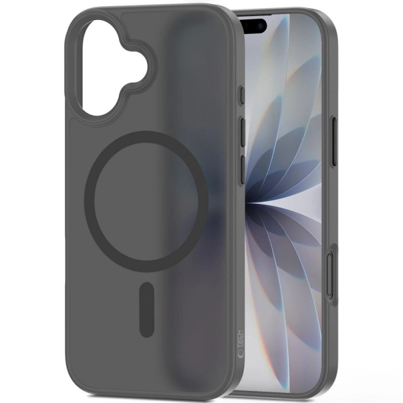 Capa MagSafe Tech-Protect Magmat THP4950 para Apple iPhone 17, cinzento giz mate