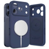 Capa Tech-Protect Silicone MagSafe para Apple iPhone 17 Pro Max, Deep Blue