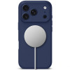 Capa Tech-Protect Silicone MagSafe para Apple iPhone 17 Pro Max, Deep Blue