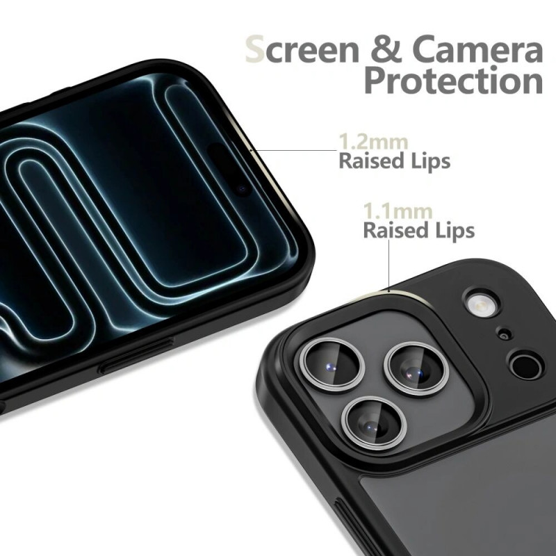 Capa Tech-Protect Magmat para Apple iPhone 17 Pro Max, preto mate