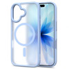 Capa MagSafe Tech-Protect MagMat para Apple iPhone 17, azul névoa mate