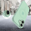 Capa MagSafe Tech-Protect MagMat para Apple iPhone 17, verde-salva mate