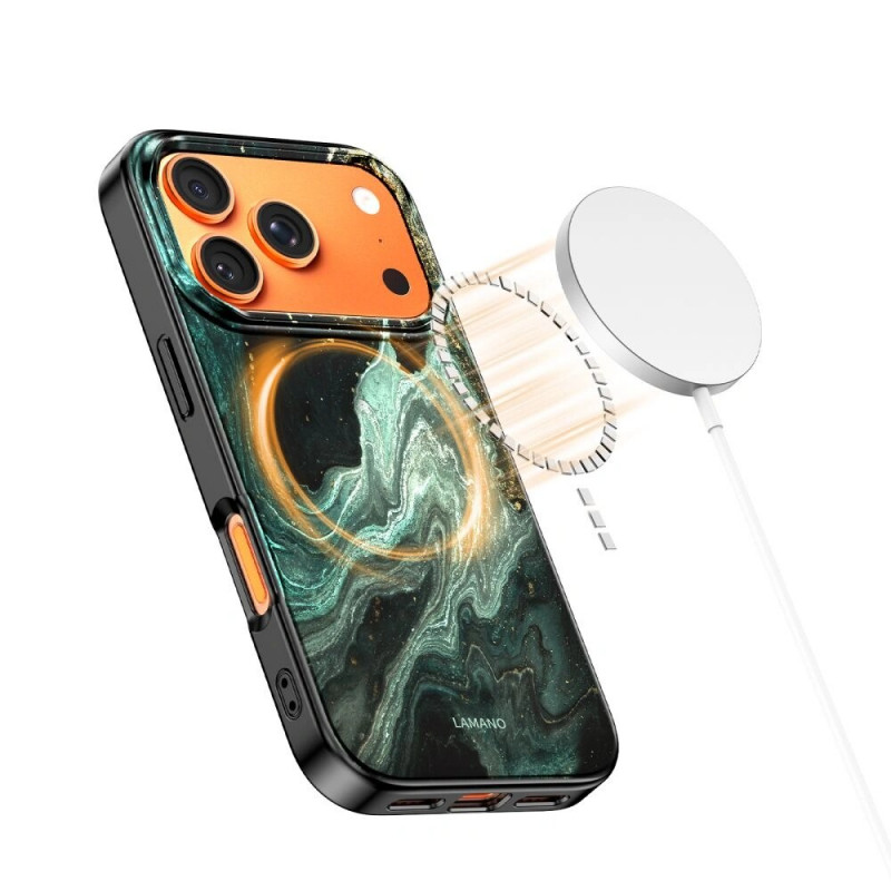 Capa Lamano MagSafe Tech-Protect para Apple iPhone 17 Pro Max, Verde Aura