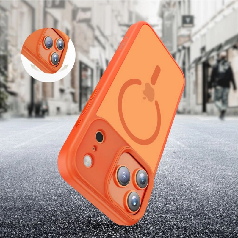 Capa MagSafe Tech-Protect Magmat para Apple iPhone 17 Pro Max, laranja cósmico mate