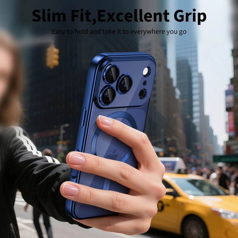 Capa MagFlex MagSafe Tech-Protect para Apple iPhone 17 Pro, Shiny Deep Blue