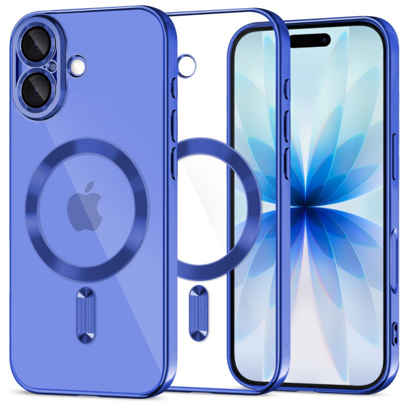 Capa MagSafe Tech-Protect MagFlex para Apple iPhone 17, azul névoa brilhante