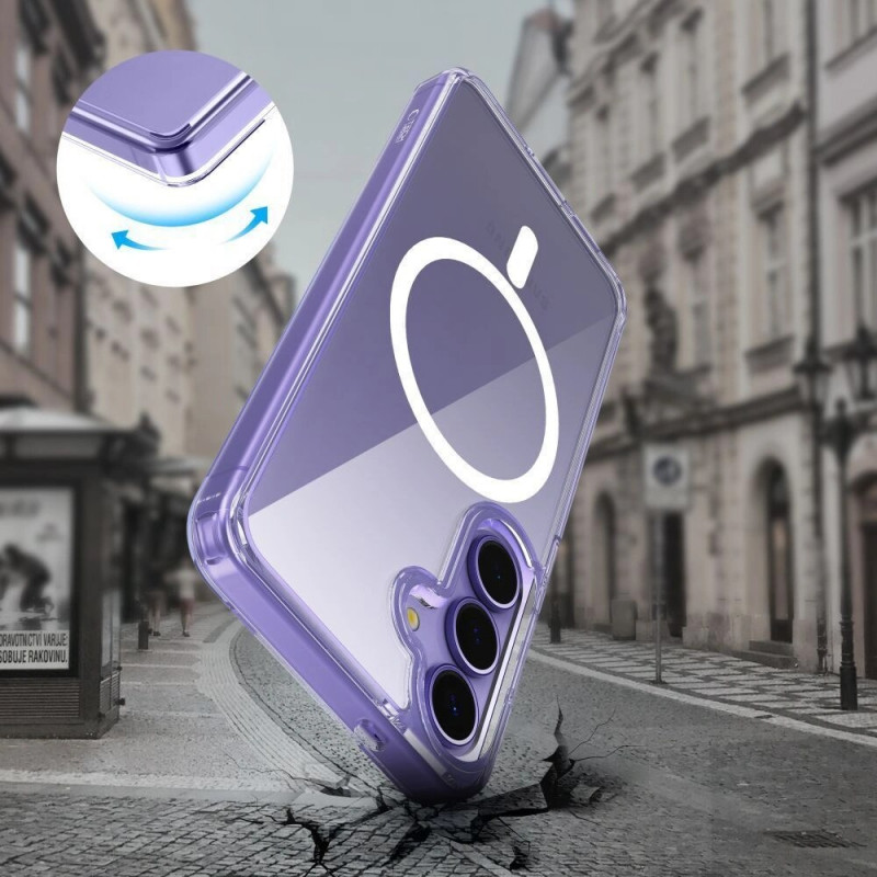Capa Tech-Protect Flexair Hybrid MagSafe para Xiaomi 15T, transparente