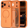 Capa MagSafe Tech-Protect BasicMag para Apple iPhone 17 Pro Max, laranja cósmico mate