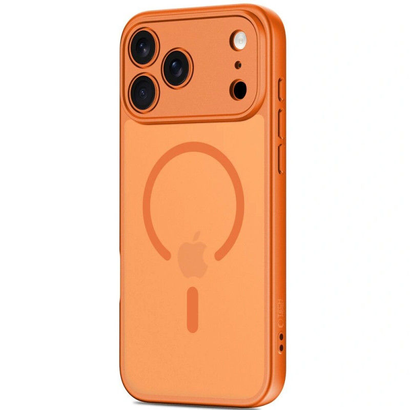 Capa Tech-Protect BasicMag MagSafe para Apple iPhone 17 Pro, Cosmic Orange mate