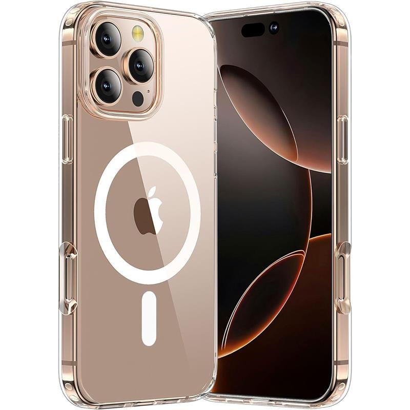 Capa Tech-Protect TP Flex MagSafe para Apple iPhone 16 Pro Max, Transparente