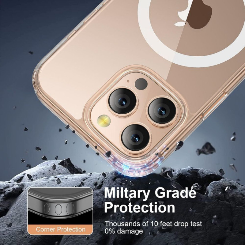 Capa Tech-Protect TP Flex MagSafe para Apple iPhone 16 Pro Max, Transparente