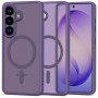 Capa MagSafe Tech-Protect Magmat para Samsung Galaxy S26, violeta cobalto mate