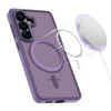 Capa MagSafe Tech-Protect Magmat para Samsung Galaxy S26, violeta cobalto mate