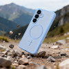 Capa MagSafe Tech-Protect Magmat para Samsung Galaxy S26, Azul-céu mate