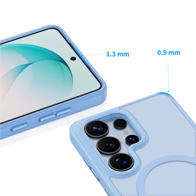 Capa MagSafe Tech-Protect Magmat para Samsung Galaxy S26 Ultra, azul-céu mate