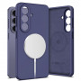 Capa Tech-Protect Silicone MagSafe para Samsung Galaxy S26, Cobalt Violet