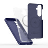 Capa Tech-Protect Silicone MagSafe para Samsung Galaxy S26, Cobalt Violet