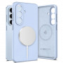 Capa de silicone MagSafe Tech-Protect para Samsung Galaxy S26, azul-céu