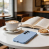 Capa de silicone MagSafe Tech-Protect para Samsung Galaxy S26, azul-céu
