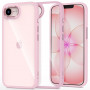 Capa Tech-Protect Magmat para Apple iPhone 16e / 17e, rosa suave/transparente