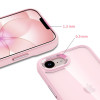 Capa Tech-Protect Magmat para Apple iPhone 16e / 17e, rosa suave/transparente