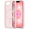 Capa Tech-Protect BasicMag MagSafe para Apple iPhone 16e / 17e, rosa suave mate