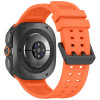 Pulseira Tech-Protect Silicone Air para Samsung Galaxy Watch Ultra 1 / 2 (2024-2026) 47 mm, laranja tangerina
