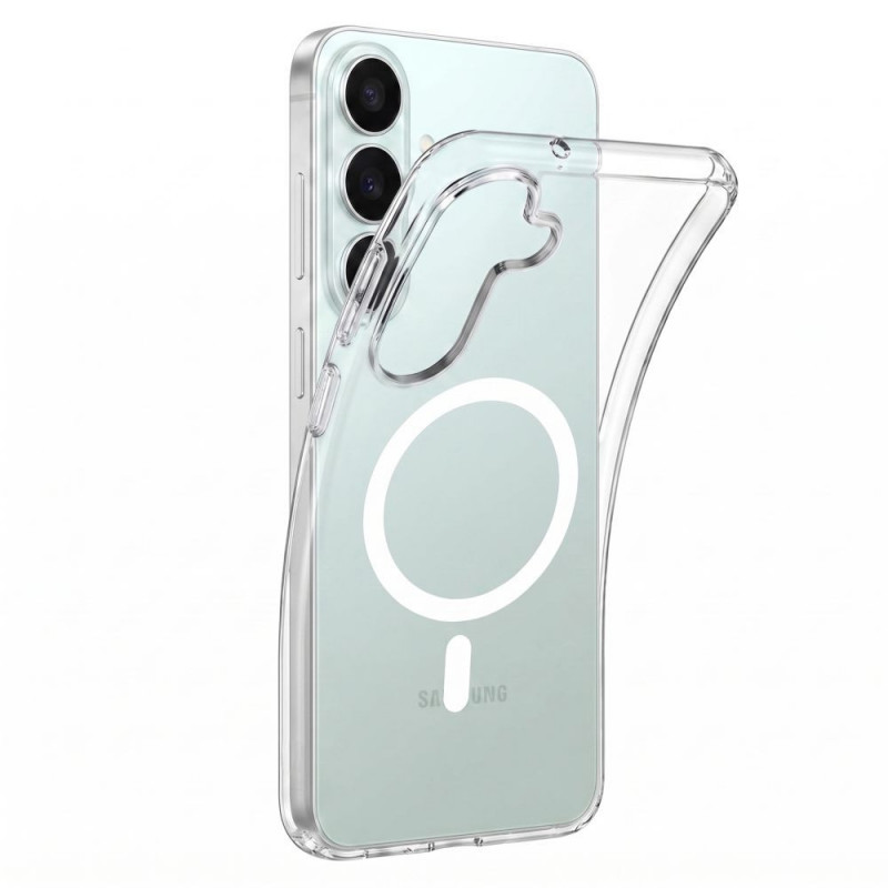 Capa Tech-Protect Flexair Hybrid MagSafe para Samsung Galaxy S26 FE Transparente
