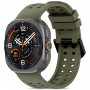 Pulseira Tech-Protect Silicone Air para Samsung Galaxy Watch Ultra 1 / 2 (2024-2026) 47 mm, verde-oliva