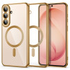 Capa MagFlex MagSafe Tech-Protect para Samsung Galaxy S26 FE dourado brilhante