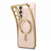 Capa MagFlex MagSafe Tech-Protect para Samsung Galaxy S26 FE dourado brilhante