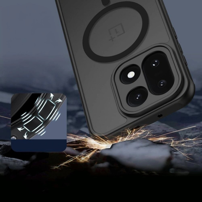 Capa MagSafe Tech-Protect MagMat para OnePlus 15 preto mate