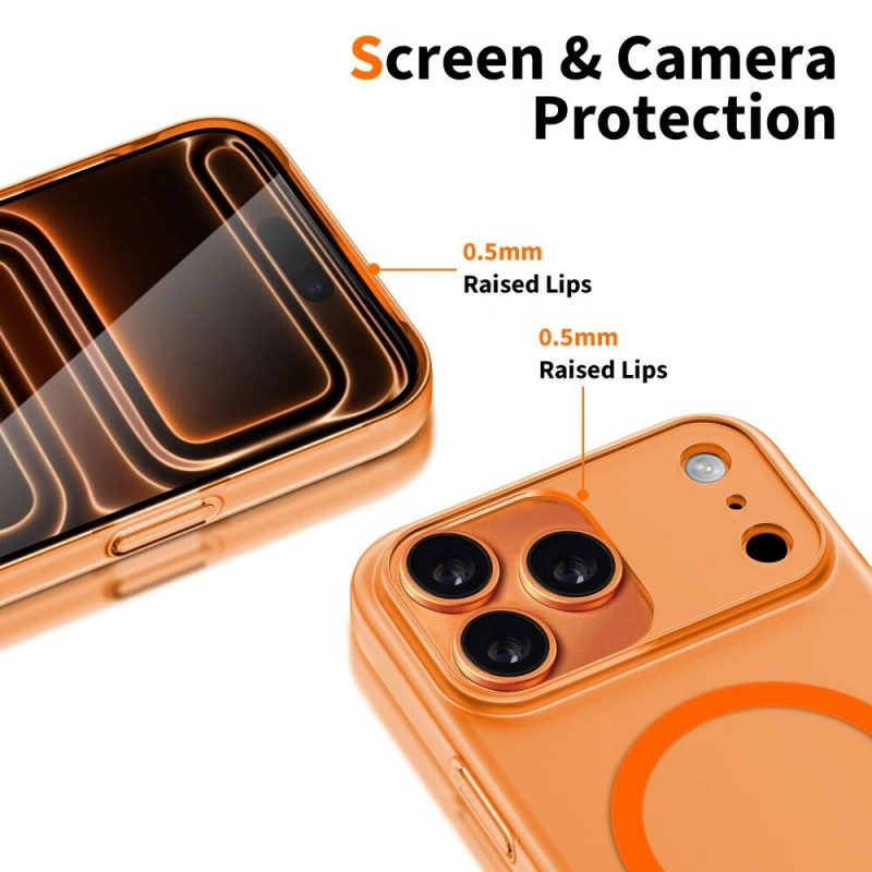 Capa Tech-Protect Magslim MagSafe para Apple iPhone 17 Pro Max matte cosmic orange
