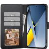 Capa carteira Tech-Protect para Xiaomi Poco F8 Ultra, preta
