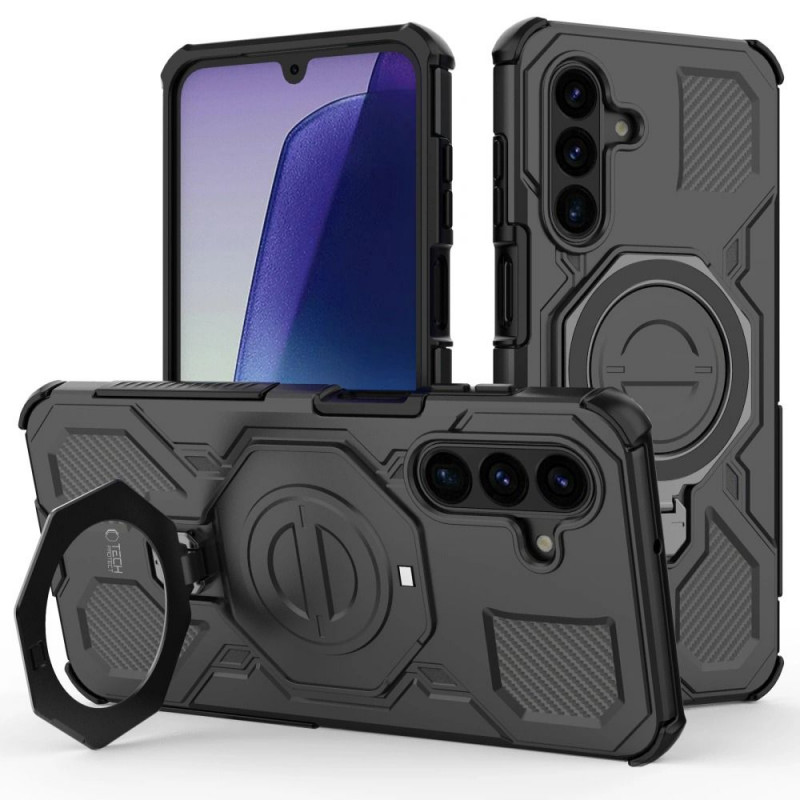 Capa Tech-Protect TacticStand MagSafe para Samsung Galaxy A17 / A18 4G / 5G preta mate
