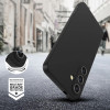 Capa de silicone Tech-Protect Icon para Xiaomi Redmi Note 15 Pro 5G, preta