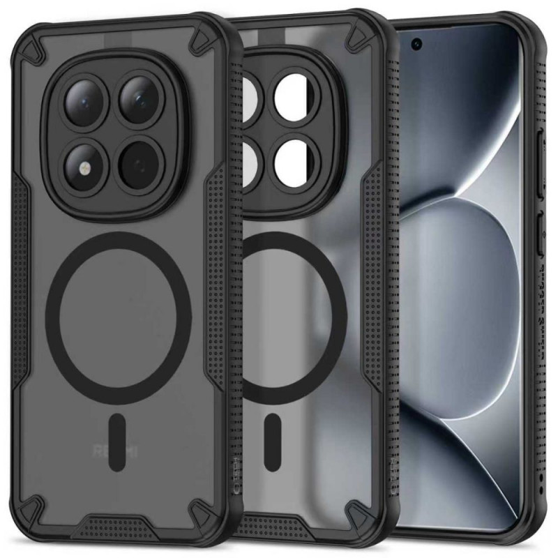 Capa Tech-Protect Rugged Shield MagSafe para Xiaomi Poco M8 Pro / Redmi Note 15 Pro+ 5G, preto mate