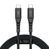 Cabo USB-C para USB-C Tech-Protect Ultraboost UB11T PD 240W, 200 cm, preto