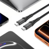 Cabo USB-C para USB-C Tech-Protect Ultraboost UB11T PD 240W, 200 cm, preto