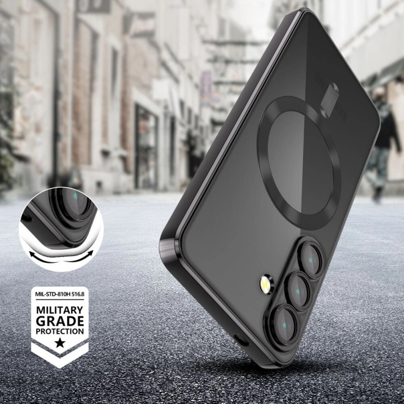 Capa MagFlex MagSafe Tech-Protect para Samsung Galaxy S25, preto brilhante