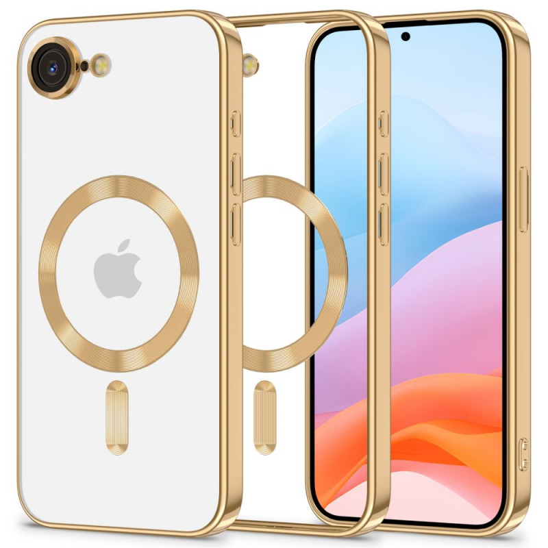 Capa MagFlex MagSafe Tech-Protect THP3927 para Apple iPhone 17e / 16e, dourado brilhante