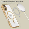 Capa MagFlex MagSafe Tech-Protect THP3927 para Apple iPhone 17e / 16e, dourado brilhante