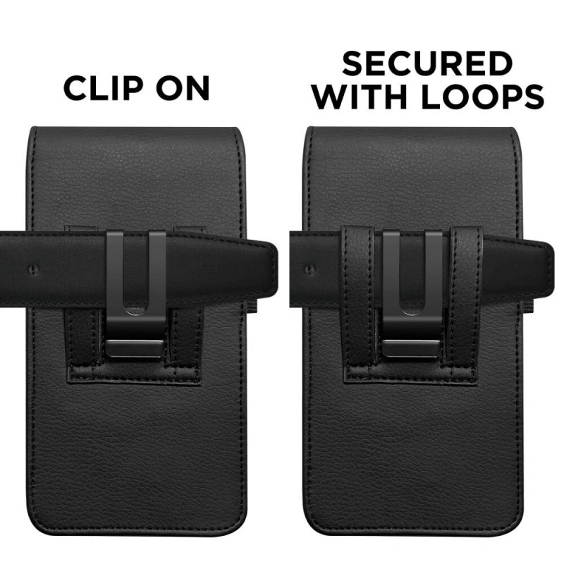 Tech-Protect SM75 Bolsa universal para telemóvel para smartphones de 5,8-6,8 polegadas, preta