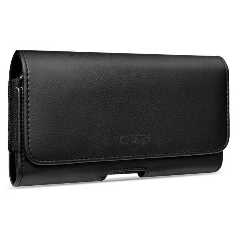 Tech-Protect SM80 THP4794 Bolsa universal para telemóvel para smartphones de 5,8-6,8 polegadas, preta