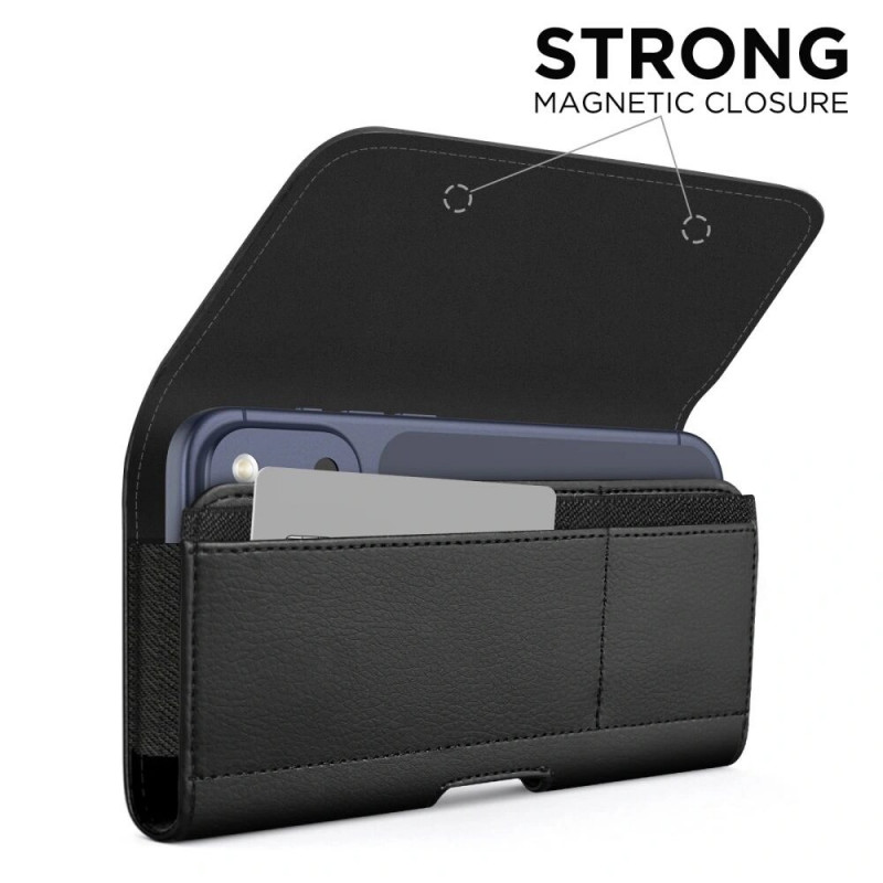 Tech-Protect SM80 THP4794 Bolsa universal para telemóvel para smartphones de 5,8-6,8 polegadas, preta
