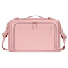 Mochila de cabine para portátil Tech-Protect Defender S50 Ryanair & Wizzair, 20 L, 40x20x25 cm, rosa empoeirado
