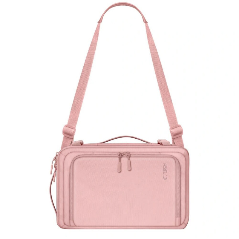 Mochila de cabine para portátil Tech-Protect Defender S50 Ryanair & Wizzair, 20 L, 40x20x25 cm, rosa empoeirado